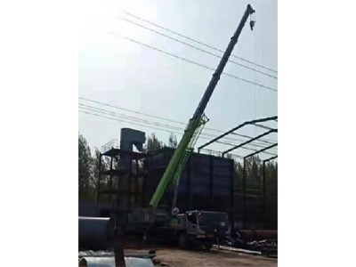 2.5T/H perlite expansion furnace is installing in client’s site